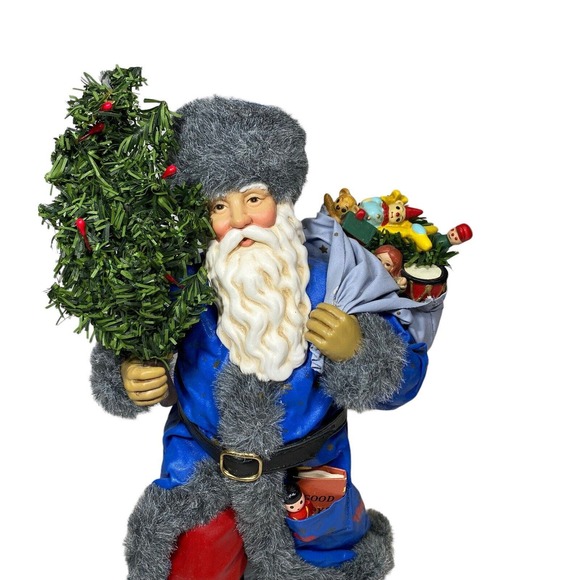 Possible Dreams Clothtique Santa 15082 “Sack Full Of Wishes” J Vaillancourt 1999 - Picture 4 of 9